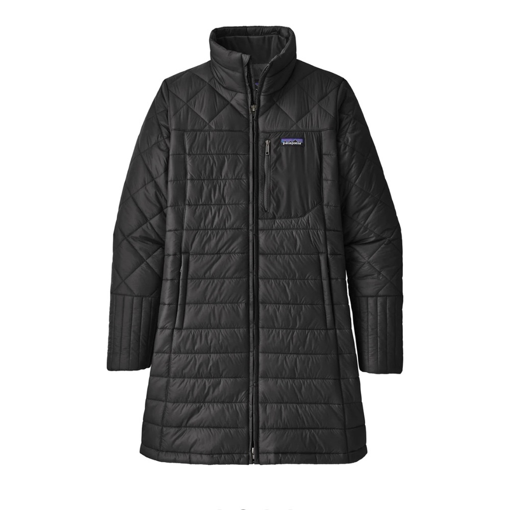 ladies patagonia radalie parka. fits a 6-8 with very slim fit.